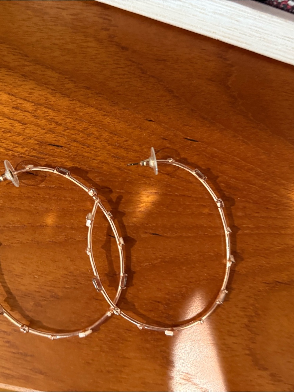 Kendra Scott rose gold large Hoop Earrings - Women Jewelry